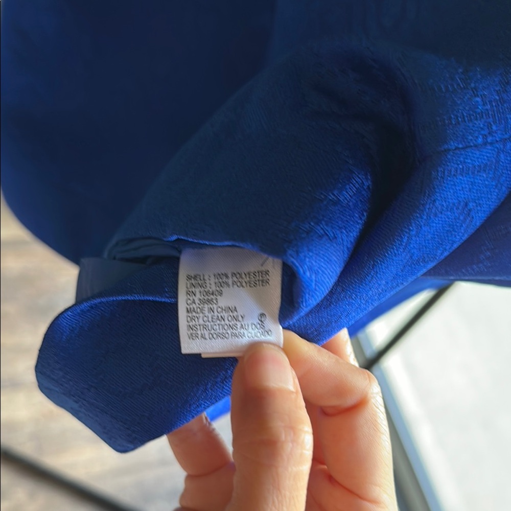 Tahari ASL Blue Midi Dress - Picture 6 of 9